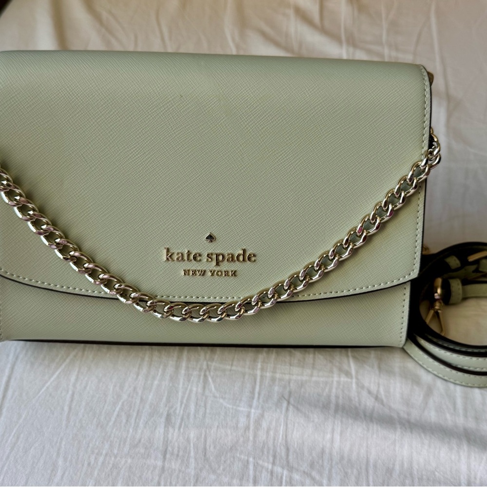 NWOT Kate Spade Mint Green Madison Willow Convertible Crossbody